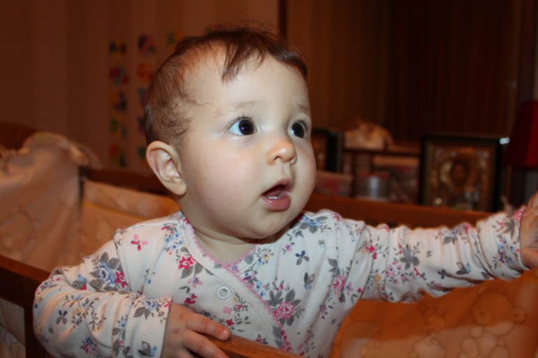 Лерочке-конфеточке 9 месяцев!