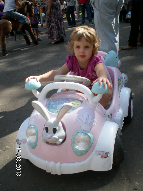 Вот так мы с дочей отмечали День города