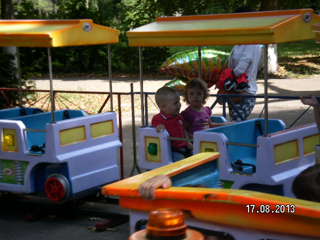 Вот так мы с дочей отмечали День города