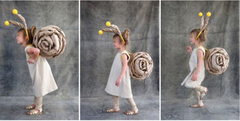 Идеи дизайна детского костюма: улитка