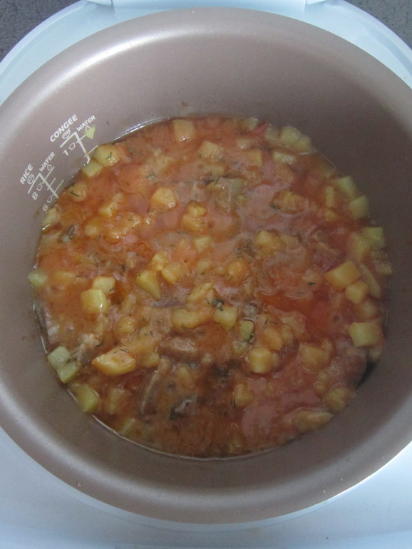 Тушеная картошка со свининой!