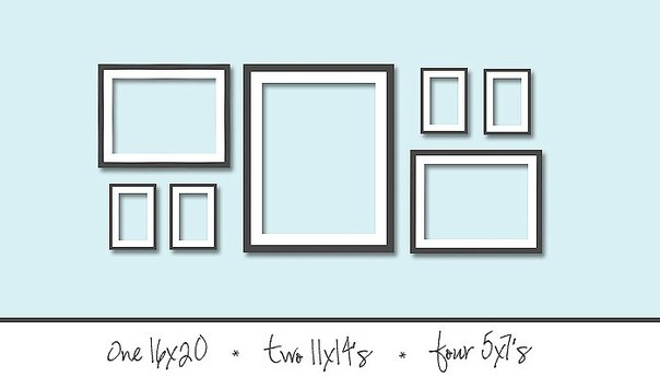 Как развешивать картины на стене