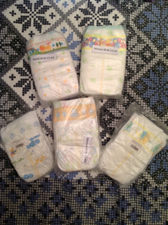 Привезли заказ из Пампика!Тестирование японских подгузов