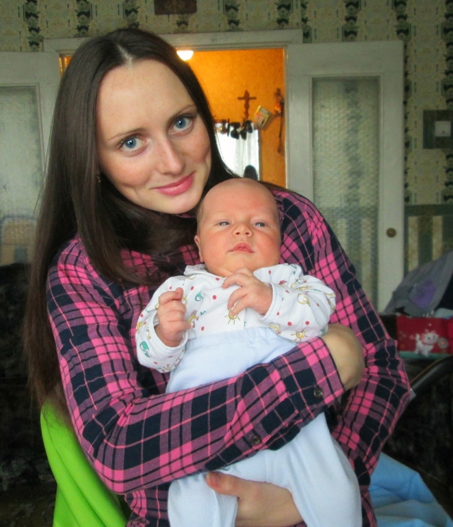 Нашему сыночку месяц!!!