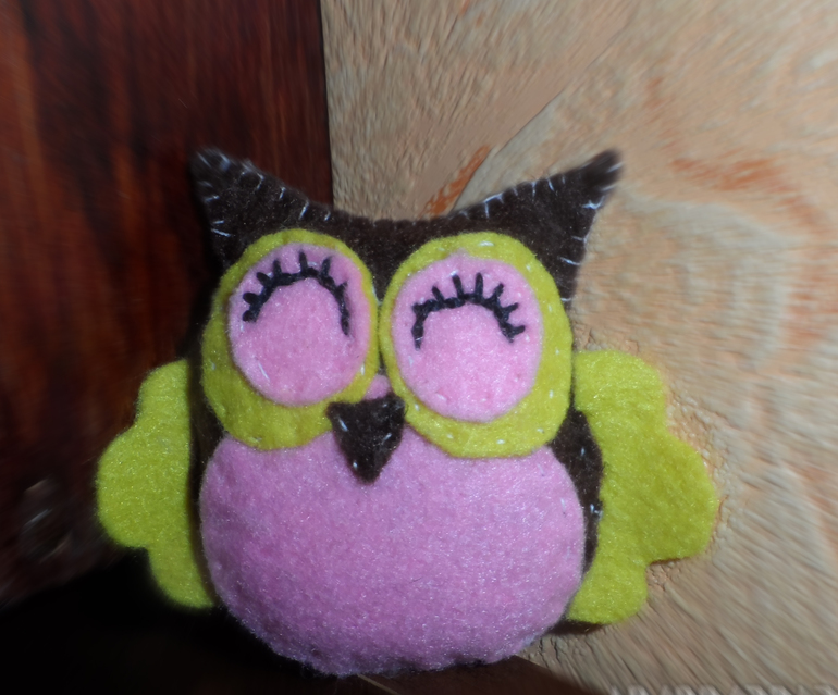 Сова в гнезде : )