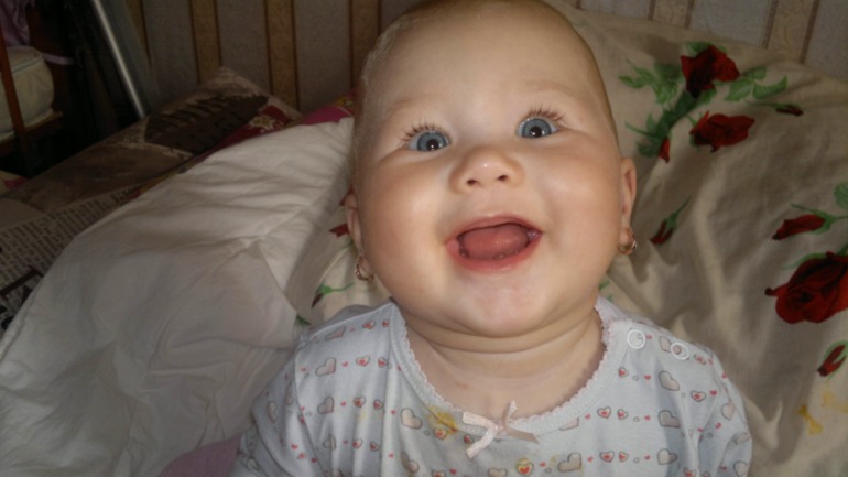 Вот и мы с сережками))