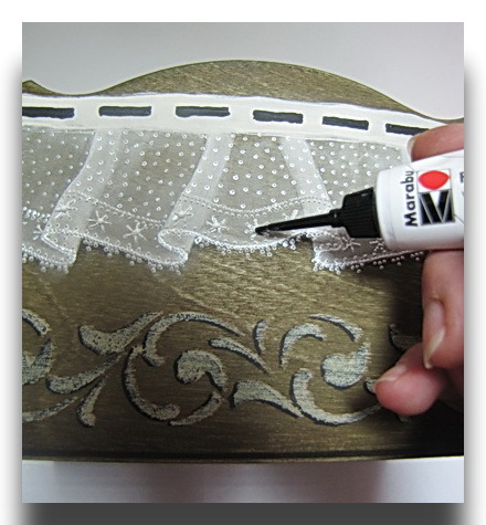 Имитация тонкой ткани, капрона. Поэтапный мастер-класс с фотографиями