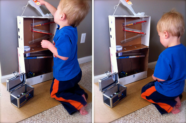 Marble run - марблс машины своими руками))