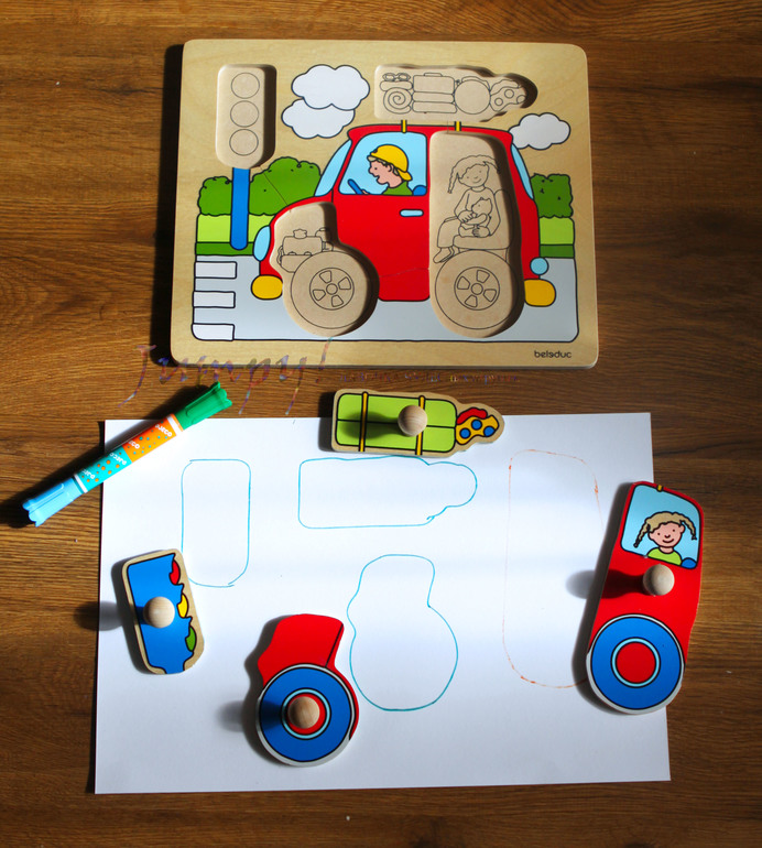 Пазлы-вкладыши от Beleduc!