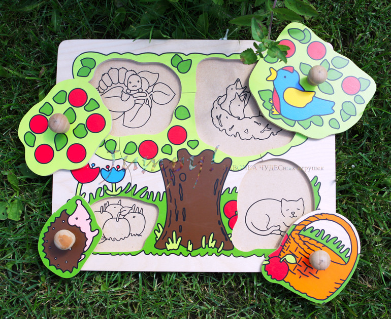 Пазлы-вкладыши от Beleduc!