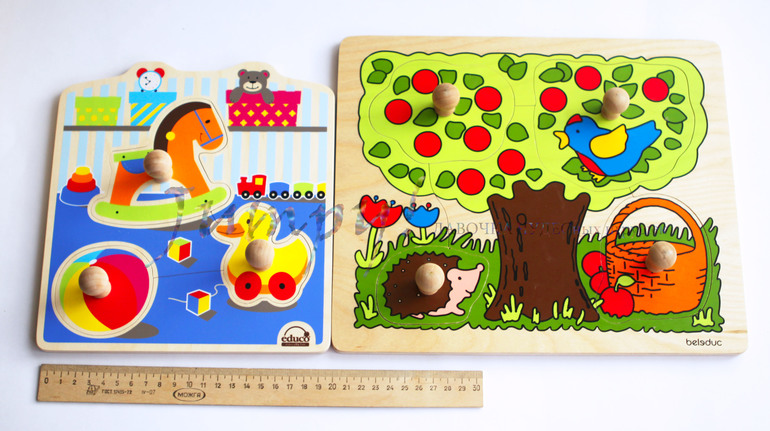 Пазлы-вкладыши от Beleduc!