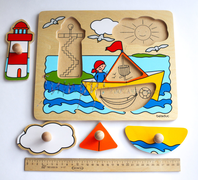 Пазлы-вкладыши от Beleduc!
