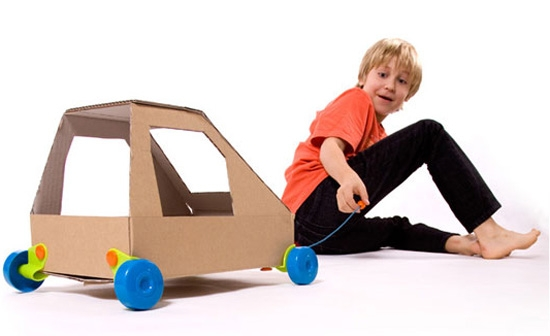 Мастерство из мусора. Играем в картонные коробки!