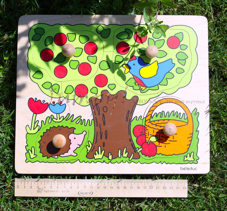 Пазлы-вкладыши от Beleduc!