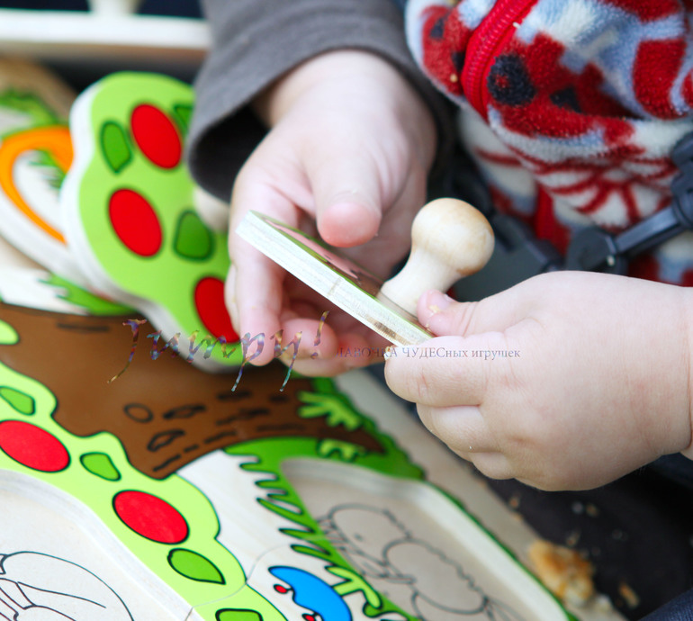 Пазлы-вкладыши от Beleduc!