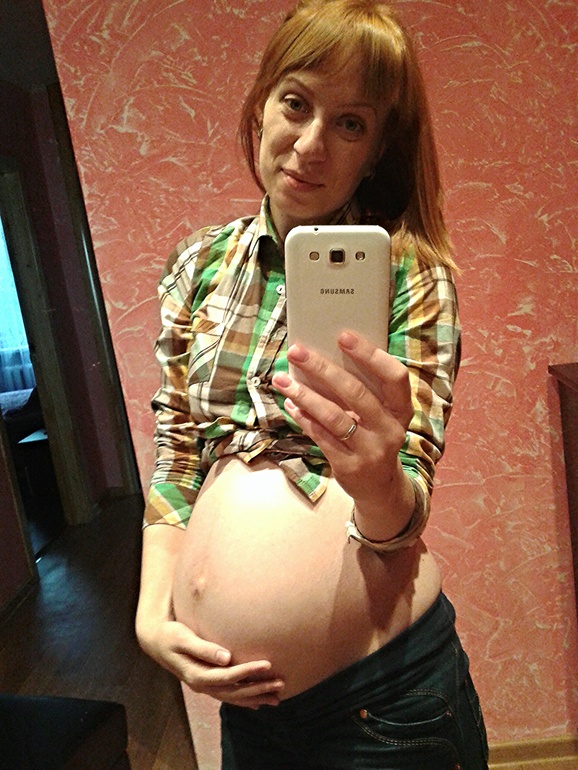 Мой любимый пузяш и 38 неделек)))